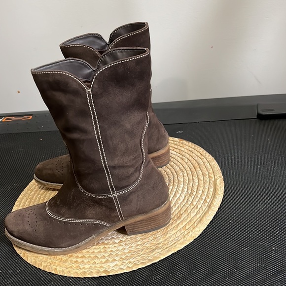 American Eagle Southwestern Cowboy Boots Size 7 - Picture 8 of 16